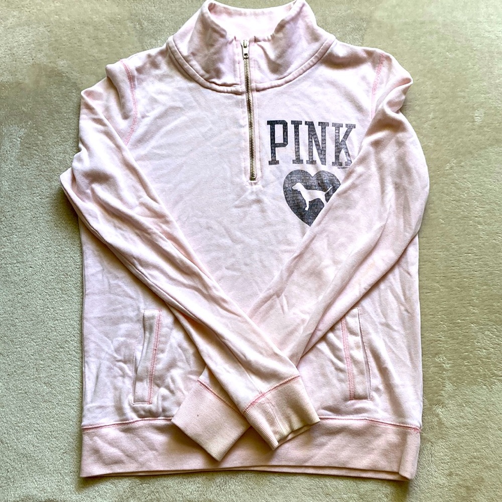 VS PINK 1/4 Zip sweatshirt